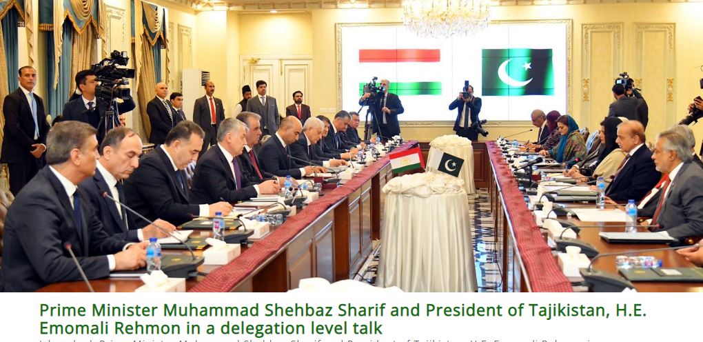 #Pakistan, #Tajikistan Agree to Hold Regional #Connectivity Summit in 2023