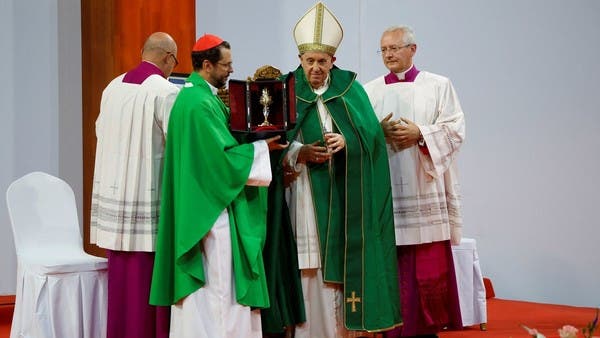 Pope Francis addresses Mongolian Catholics under one roof at papal Mass