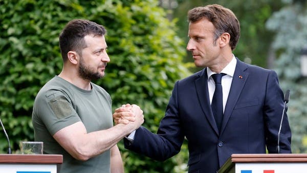 Ukraine’s Zelenskyy discusses ‘functioning of grain corridor’ with France’s Macron