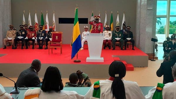 Gabon’s coup leader Nguema takes oath of office, vows ‘free’ elections