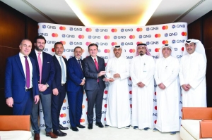 QNB commercial credit cards earn prestigious Mastercard accolade