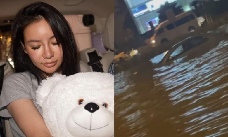 Billionaire heiress Kim Lim recounts being stuck in a car for 8 hours during the Dubai floods