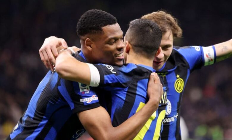 Inter close in on title with 2-0 win over Empoli