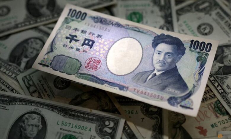 Japan's yen falls to lowest since 1990, dollar/yen up 0.6%