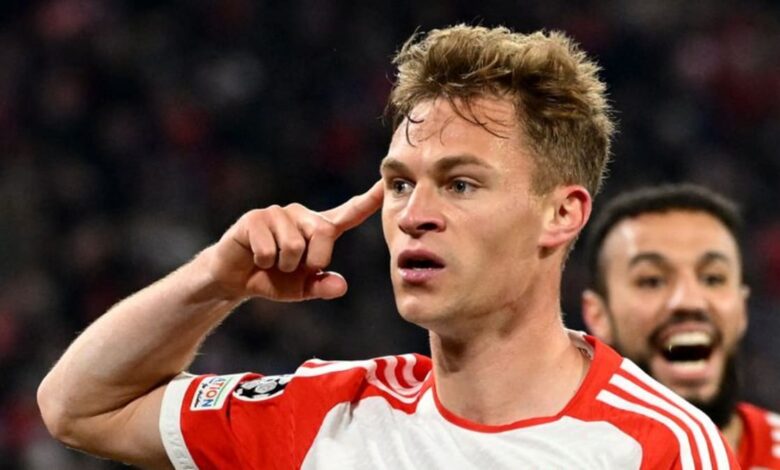 Kimmich heads Bayern Munich past Arsenal and into semi-finals