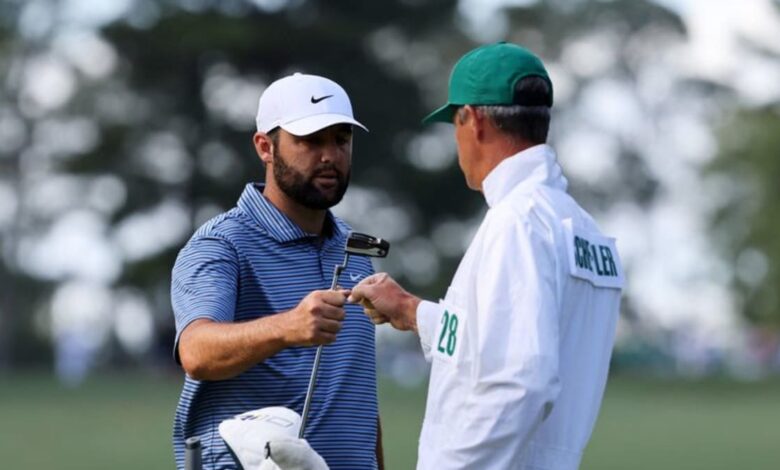 Masters co-leaders summon patience to battle windy Augusta