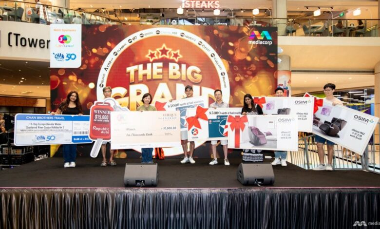 Over S$60,000 in prizes won at Mediacorp's The Grand Big Draw