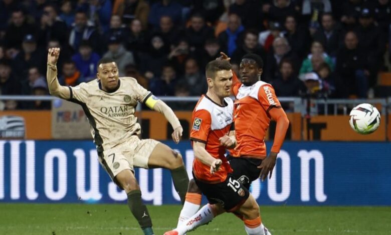 PSG close in on title with 4-1 win at Lorient