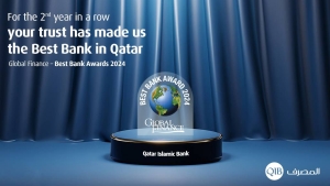 QIB recognised as ‘Qatar’s Best Bank’ by Global Finance for 2nd consecutive year