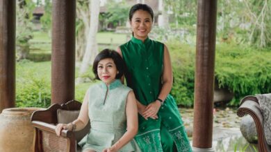 The mother-and-daughter duo running Tanah Gajah resort in Ubud, Bali