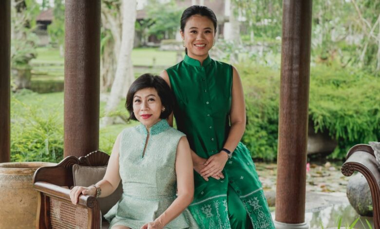 The mother-and-daughter duo running Tanah Gajah resort in Ubud, Bali