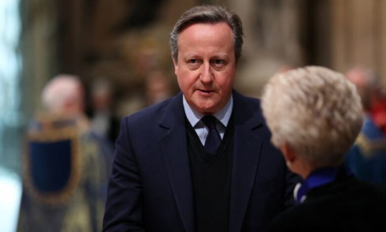 UK support for Israel 'is not unconditional', Foreign Minister Cameron says