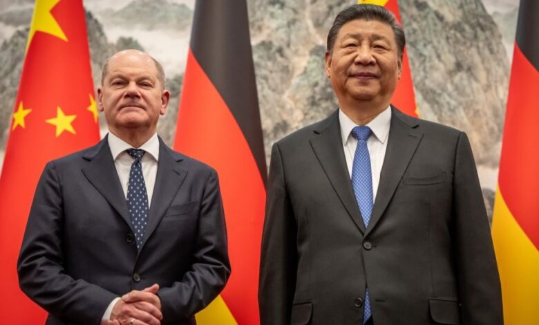 Xi says China exports relieved global inflation in Scholz talks