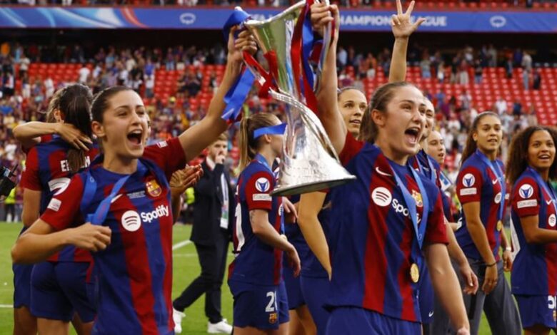 Barcelona beat Lyon 2-0 to win second straight Women's Champions League