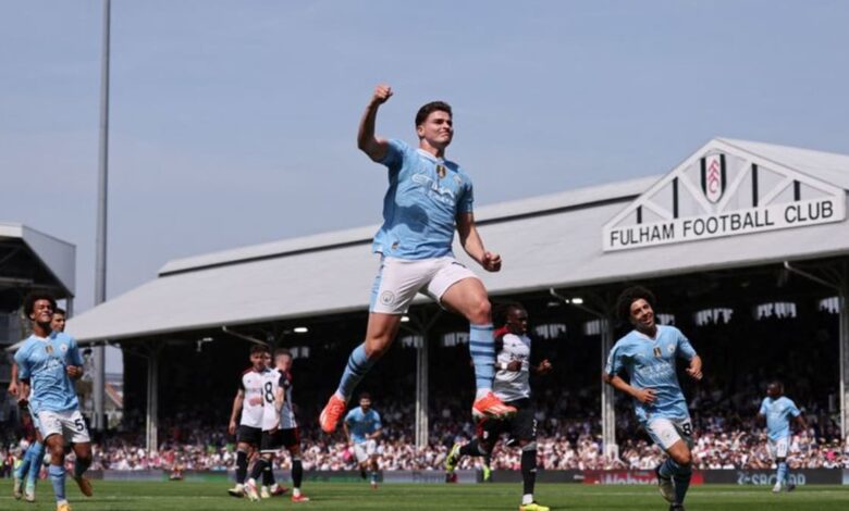 City rout Fulham 4-0, Burnley relegated on pivotal day in Premier League