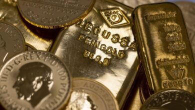 Gold prices cool near record peak as dollar holds footing