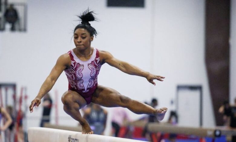 Gymnastics-Biles eyes ninth all-around title at US championships