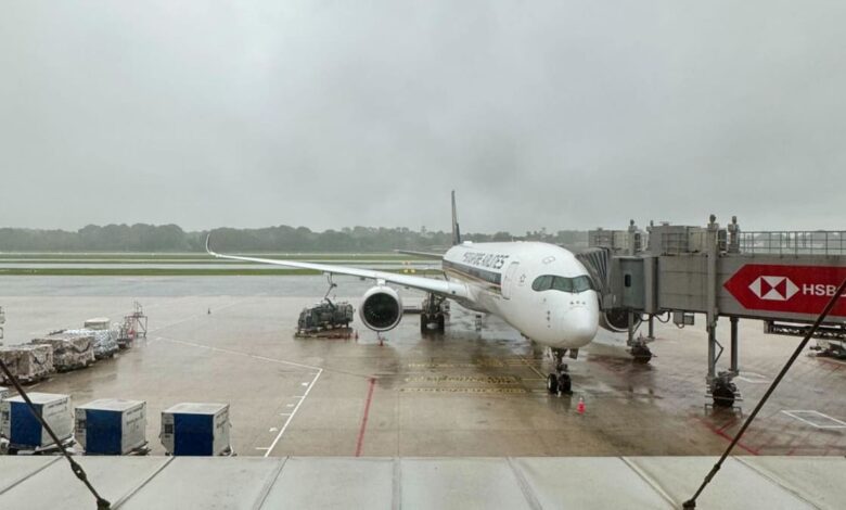 Heavy rain triggers flash flood warnings across Singapore; some flights at Changi Airport affected