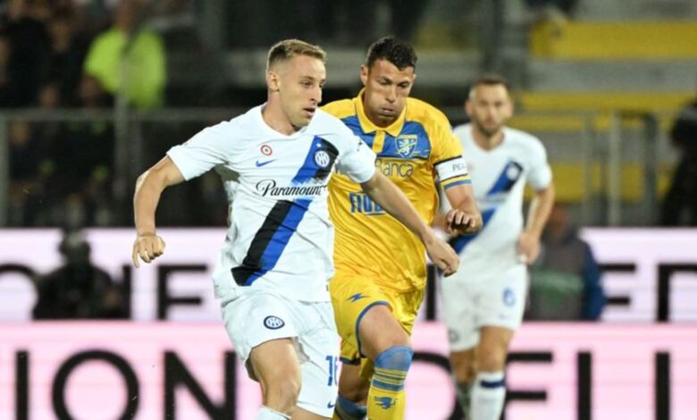 Inter thrash Frosinone 5-0 for season's best win