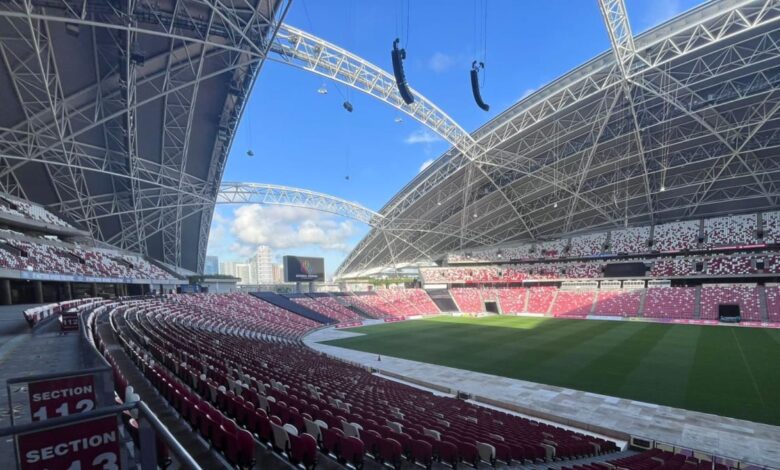 National Stadium seats that move: Fans get closer to the action at Singapore Rugby Sevens