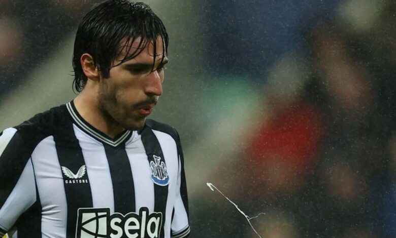 Newcastle's Tonali gets suspended two-month ban by FA for betting breaches