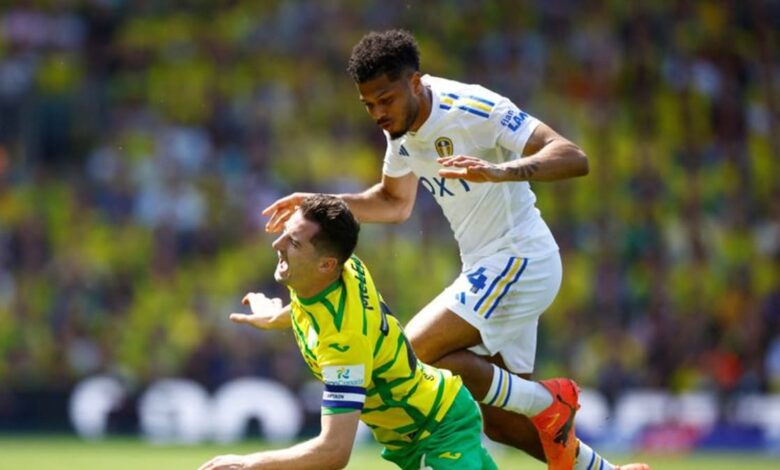 Norwich and Leeds draw 0-0 in Championship play-offs first leg