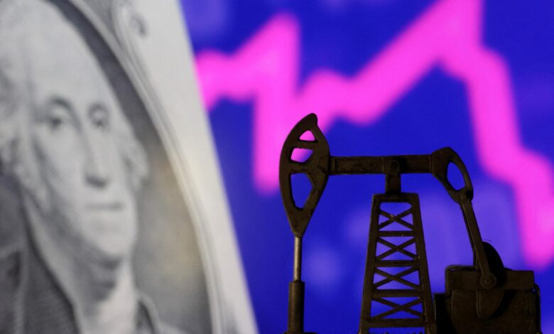 Oil slips for a third straight day on prospect of US rates staying high