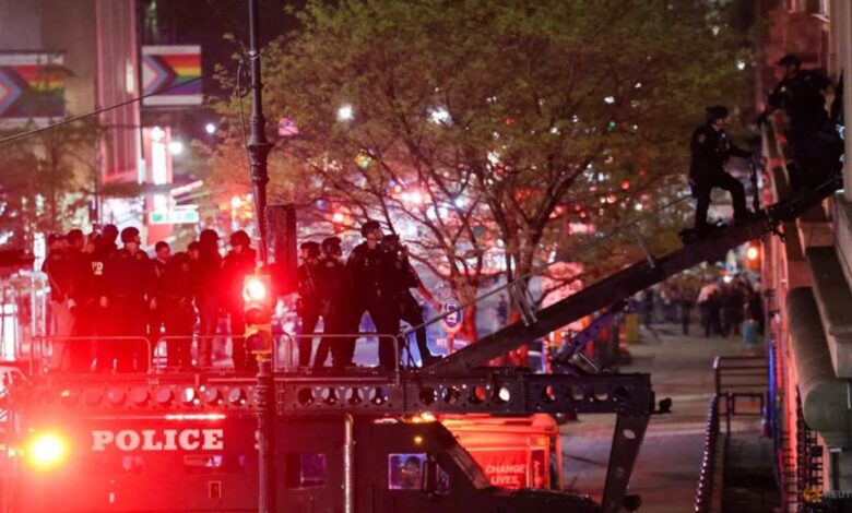 Police enter Columbia University building barricaded by students as protests rock US campuses