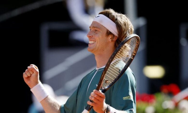 Rublev eases past Fritz to reach Madrid Open final