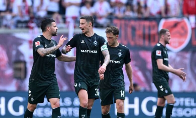 Seiwald's own goal helps Bremen snatch 1-1 draw at Leipzig