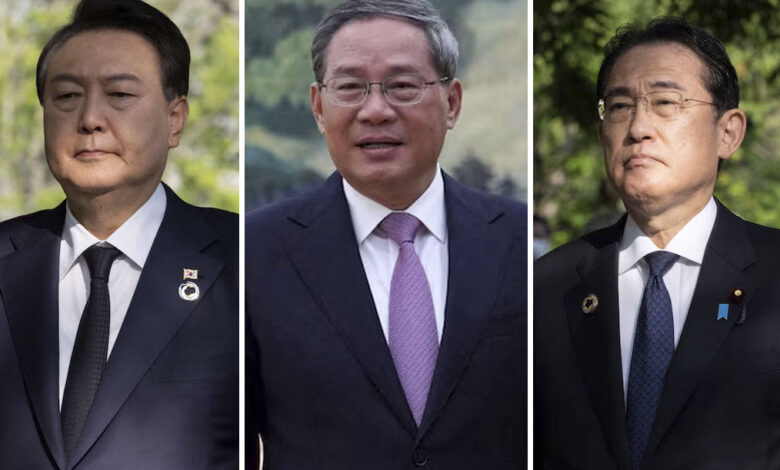 South Korea, China, Japan to hold first summit in four years on May 26-27