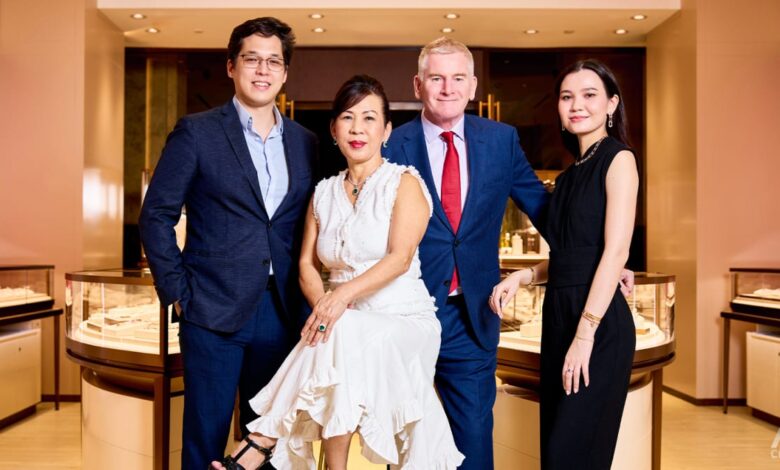 The family behind Amee Philips, a jewellery brand from Penang, Malaysia