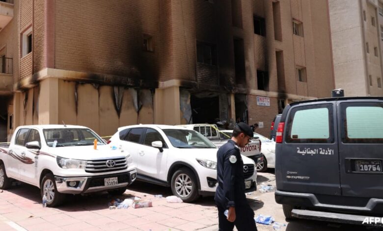 Fire in Kuwaiti building housing workers kills 41, deputy PM says