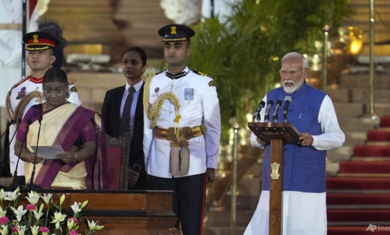 India's Modi sworn in as prime minister for historic third term