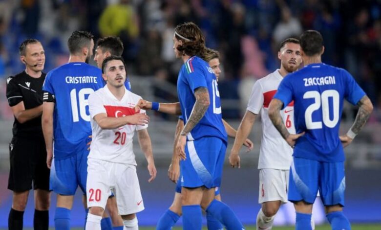 Italy held to scoreless draw by Turkey in Euro 2024 warm-up