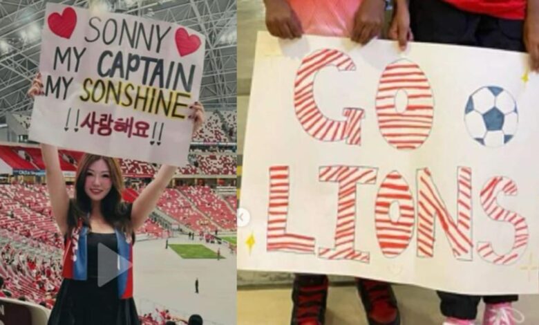 Kids stopped from bringing poster in support of Lions against South Korea as it was larger than allowed