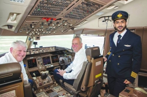 Qatar Airways pilot joins Boeing ecoDemonstrator test flight