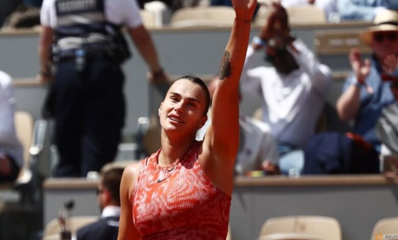 Second seed Sabalenka bludgeons Navarro for French Open quarter-final spot