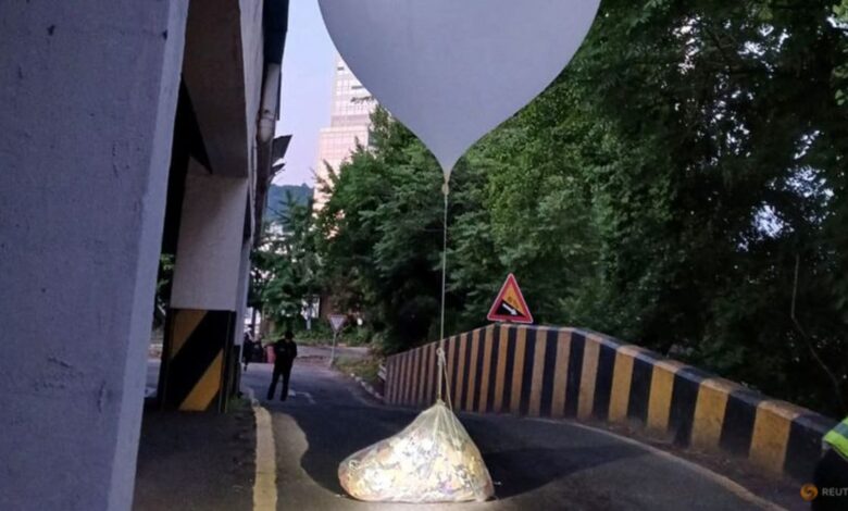 South Korea on alert for more trash balloons from the North