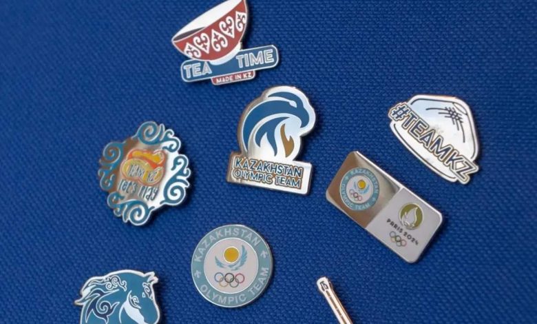 2024 Paris Games: Kazakh Olympic Committee Presents Badges in National Style