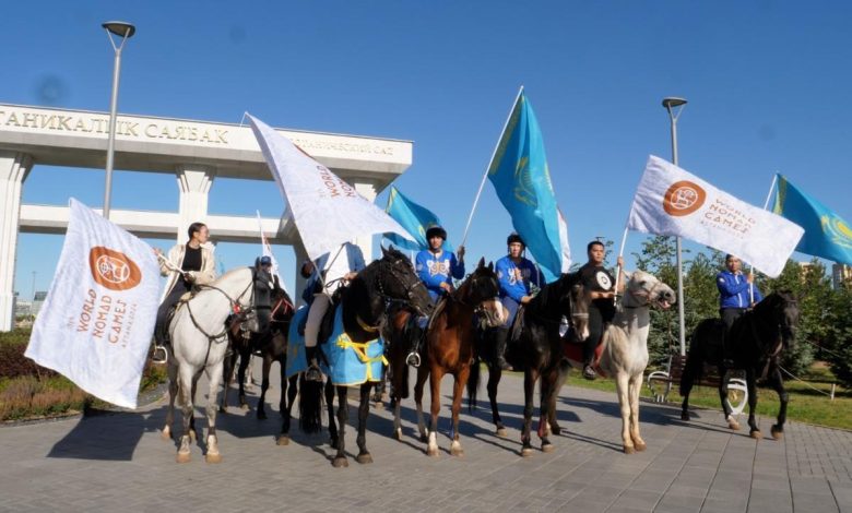 Astana Hosts Vibrant Horse Parade Ahead of World Nomad Games (Video)