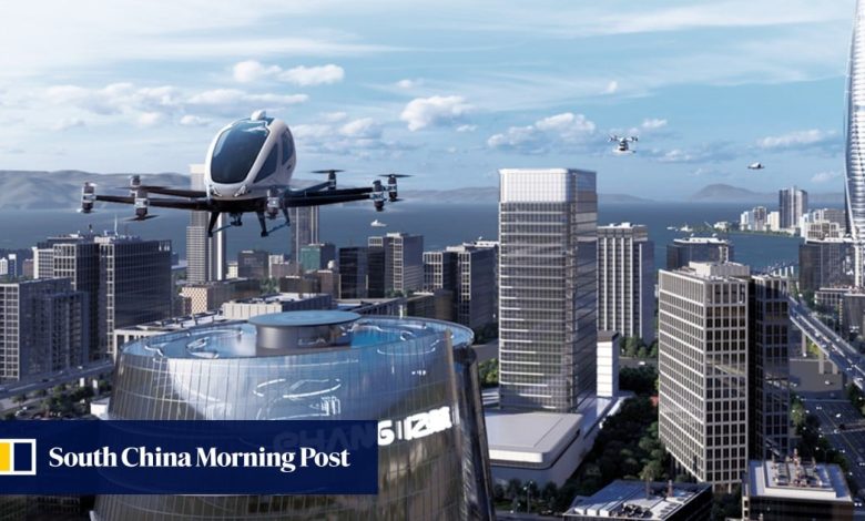 China moves closer to launching flying taxi services as EHang seeks Beijing’s go-ahead