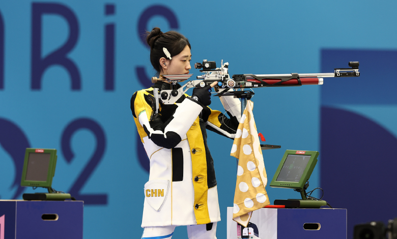 China's Huang Yuting secures silver in women's 10m air rifle in Paris