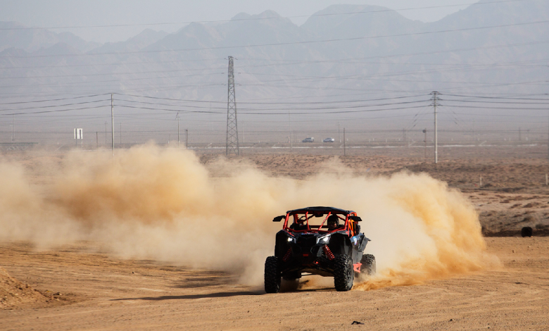 Experiencing off-road passion at Badain Jaran Desert