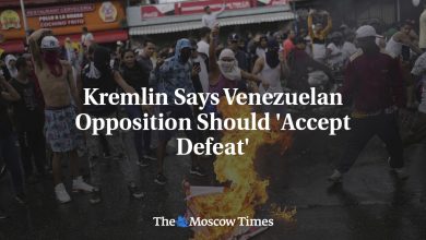 Kremlin Says Venezuelan Opposition Should 'Accept Defeat'