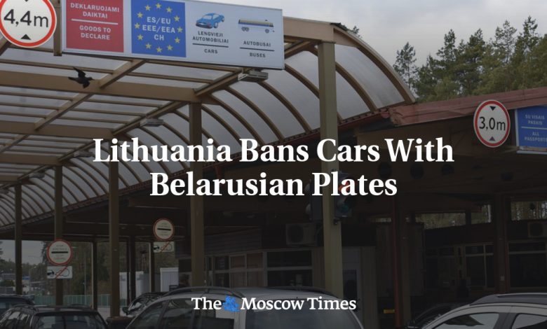 Lithuania Bans Cars With Belarusian Plates