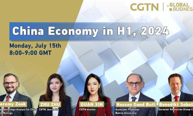 Live: China's economic data in the first half of 2024