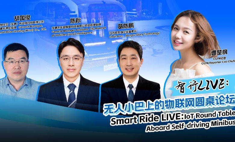 Live: Smart ride LIVE – IoT round table aboard self-driving minibus