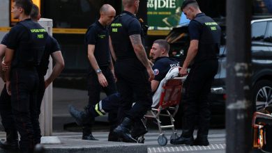 Man shot dead after knifing police officer in Paris ahead of Olympics