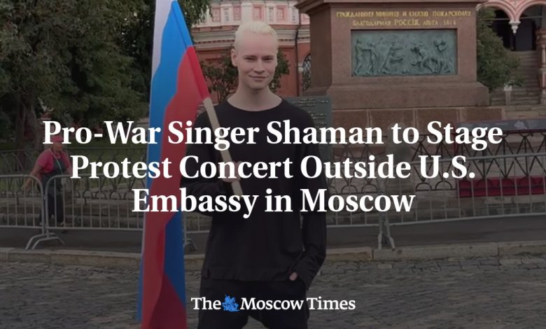 Pro-War Singer Shaman to Stage Protest Concert Outside U.S. Embassy in Moscow